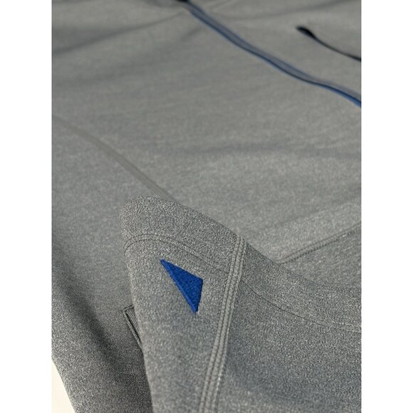 Untuckit Dashwood Full Zip Men’s Large Grey Stretch Performance Jacket Golf - Picture 10 of 15